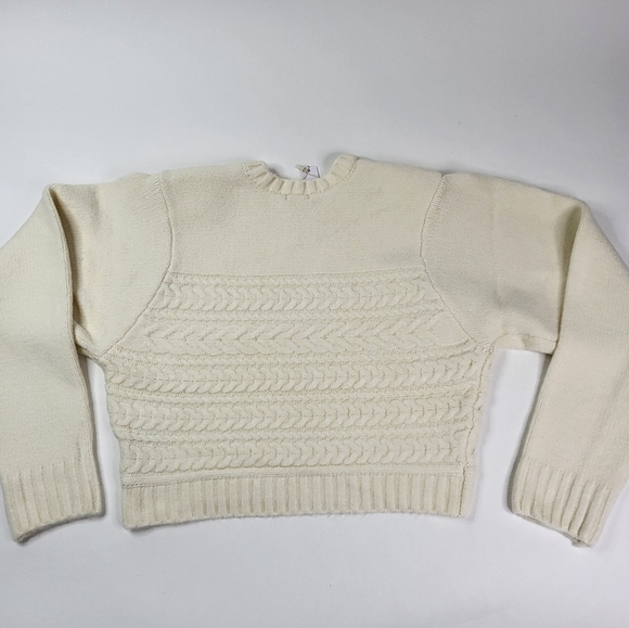 For Love & Lemons Ivory Dominique Sweater sz 2X - Picture 5 of 5